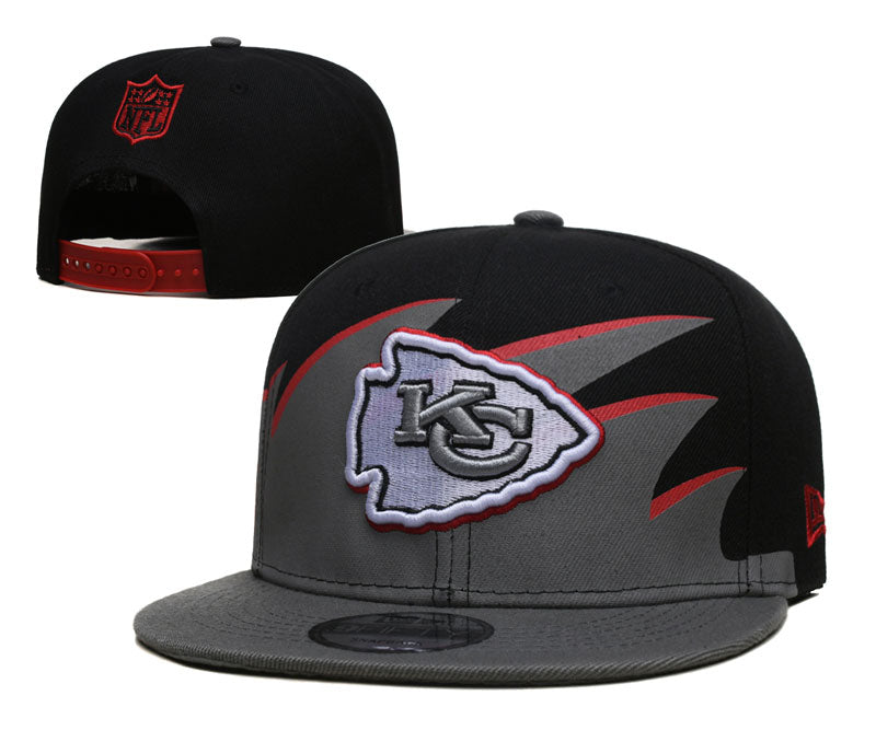 Gorra negra tipo snapback de Kansas